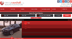 Desktop Screenshot of first4vauxhall.co.uk